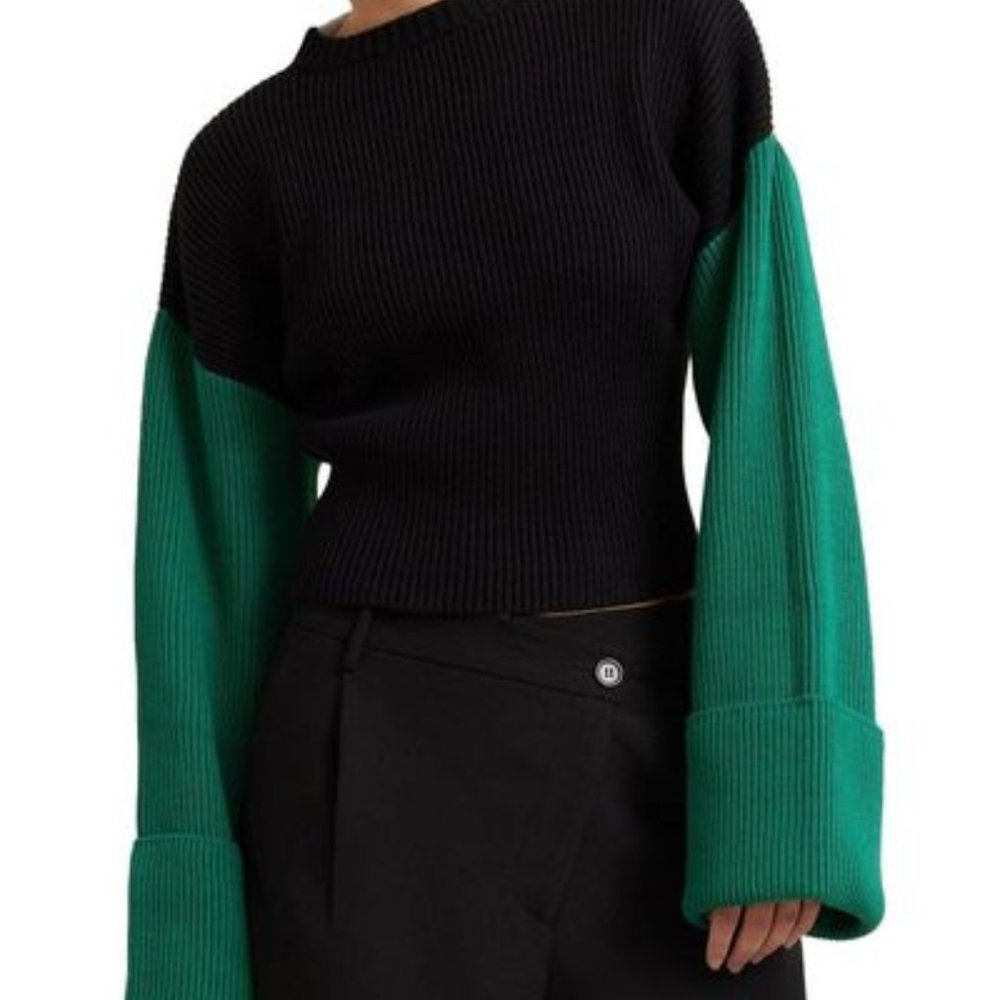 Modern Citizen Yuri Color-Block Ribbed Sweater - Picture 12 of 12